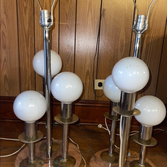 1960s Robert Sonneman Globe Table Lamp Vintage - Picture 8 of 9